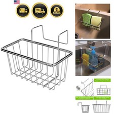 Kitchen Sponge Holder - Stainless Steel Holder, Kitchen Sink Caddy, Dishwashi...