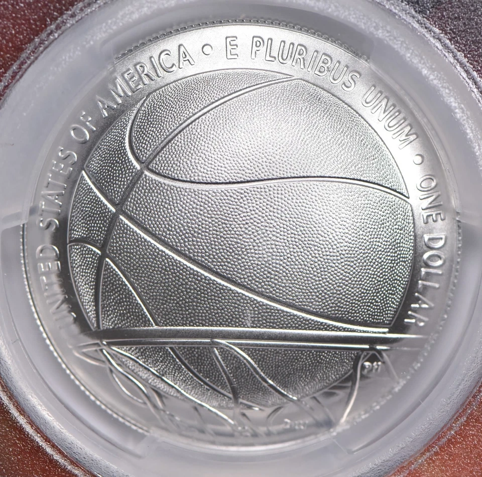 MS70 2020-P DENNIS RODMAN SIGNED Basketball HOF Commemorative Dollar PCGS *2302 - Image 4 of 4