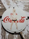 VINTAGE COCA COLA PORCELAIN SIGN OLD SODA POP ADVERTISING COKE MARILYN MONROE 12