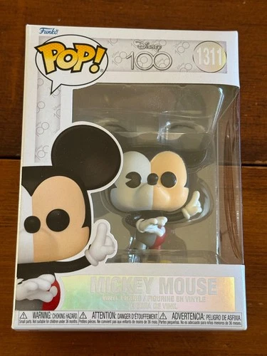 Funko Pop! Disney 100th Mickey Mouse-2 Tone Pop Figure #1311-FAST SHIPPING-NEW