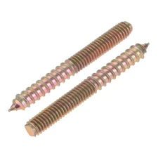5/16-18 x 2-3/4" Hanger Bolts Double Head Dowel Screw for Wood Furniture 10pcs