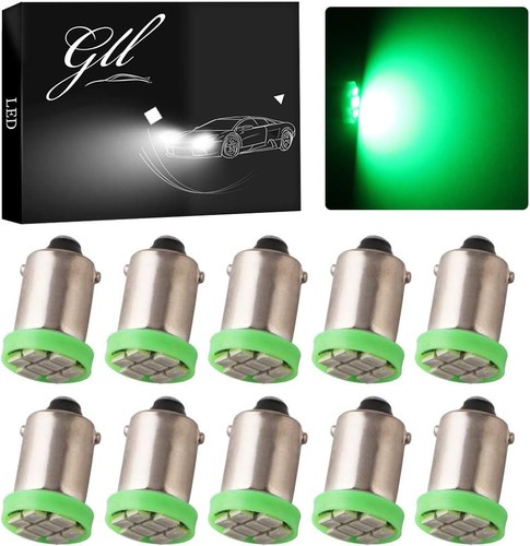 YONGMING Ampoules LED H6W T4W BA9S BA9 53 57 1895 64111 1891 LED Bub Vertes pour Eclairage de