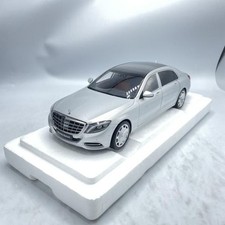 Used 1/18 Autoart Mercedes Maibach S 600 Silver Opened Box Damaged