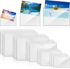 Clear Self Adhesive Pockets Self Label Holder Adhesive Pockets for Planners B...