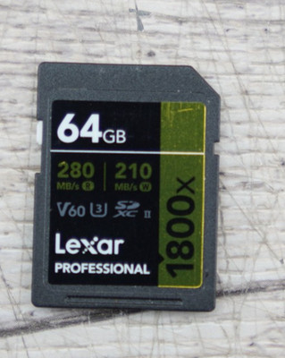 Lexar GOLD Series Professional 1800x 64GB UHS-II SDXC Memory Card