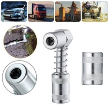 1 Set Grease Nozzle Adapter Grease Gun-Accessory 90 Degree Grease Coupler Adapte