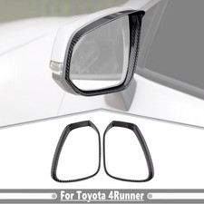 Carbon Side Mirror Rain Eyebrow Cover Trim Ac...