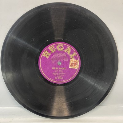 Regal Records Will Fyffe Scottish Comedian 78rpm Vintage Gramophone Record