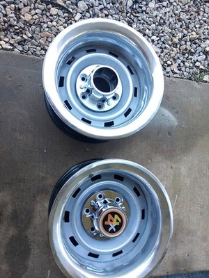 Two  73-86 Chevy Truck 6 Lug 4x4 Rally Wheels Rims Free Shipping 
