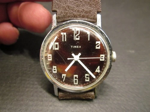 Vintage Timex Mechanical Watch – Shock Resistant – Works