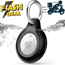 Upgrade 1 Pack IPX8 Waterproof for Airtag Holder for Air Tag Case with Keychain