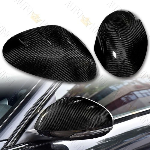 FIT 17-23 ALFA ROMEO GIULIA REAL CARBON FIBER SIDE VIEW MIRROR COVER CAP TRIM