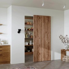 36" Concealed Sliding Barn Door Hardware Kit with Soft Close Mechanism for 28in
