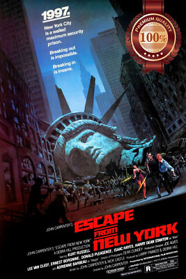 ESCAPE FROM NEW YORK 1981 80 ORIGINAL OFFICIAL CINEMA MOVIE PRINT