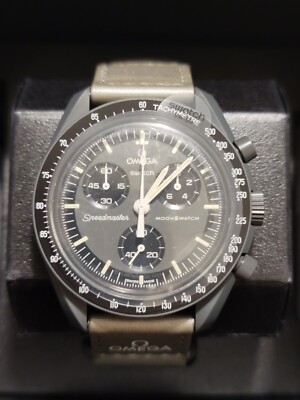 OMEGA x Swatch Speedmaster Men's Gray Watch - SO33A100 for sale
