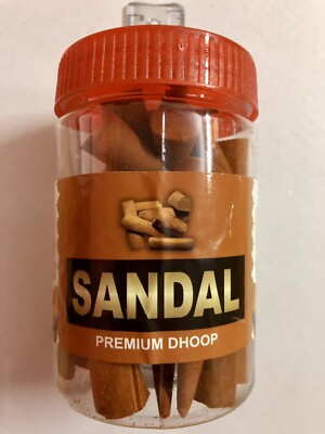 Encens Cône Bois De Santal Premium 110g - Cônes De 4cm (1,6") Fait Main En Inde - Pour Méditation/Puja