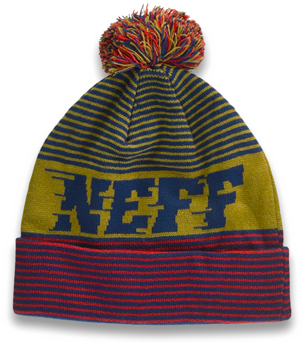 Neff Scrimmage Beanie / Hat - NWT Adult One Size Red / Gold Neff Scrimmage Beanie / Hat - NWT Adult One Size Red / Gold