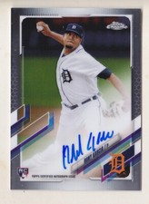 2021 Topps Chrome Rony Garcia Auto Rookie Detroit Tigers RC