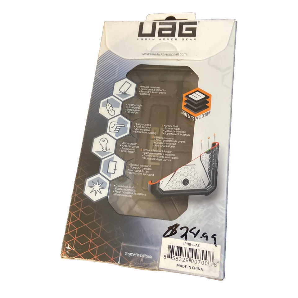 NUEVA (UAG) Funda Doble Capa Serie Plasma Apple iPhone X XS ASH Foto 2 de 2