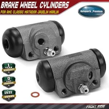 2x Front Drum Brake Wheel Cylinders for AMC Classic Matador Javelin Marlin Rebel