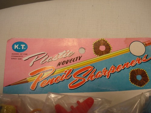 Vintage.....Store.....Display.....Novelty....Plastic....Pencil....Sharpeners - Picture 2 of 8