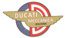  DUCATI sticker vinyle laminé