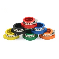 2Pcs 33mm Carburetor Manifold Boot Rubber Adapter Interface Motorcycle Off-road