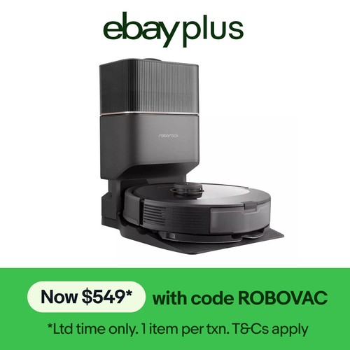 Roborock Q8 MAX+ Plus Robot Vacuum - Black - [Official Store]