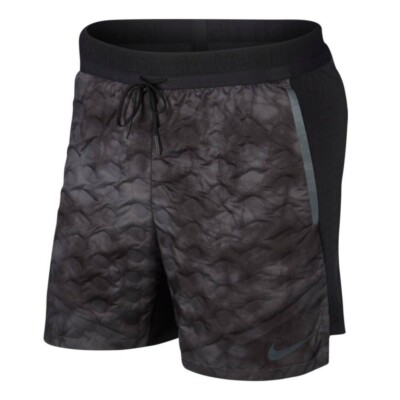 Men's L   Nike Tech Pack Aeroloft Running Shorts Black BV5703-021 Winter Rare