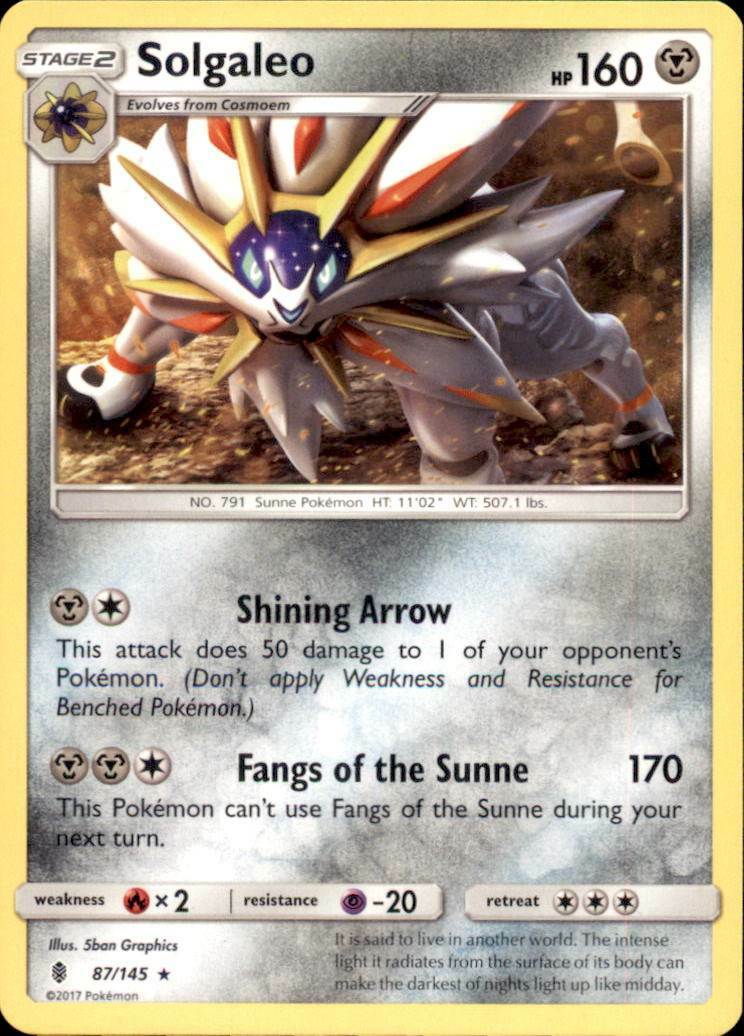 Pokemon Sun & Moon: Cosmic Eclipse Rare 138/236 Alolan Sandslash