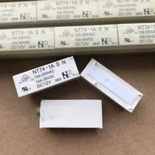 5pcs New Relay NT74-1A S N DC12V 10A 4 Foot HF118F #E1