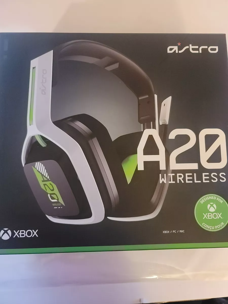 ASTRO Gaming A20 Wireless Headset Gen 2 for Xbox Series X | S, Xbox One, PC  & Mac - White /Green