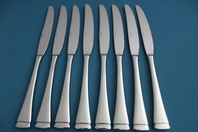 Oneida DORCHESTER Dinner Knives (Set of 8) Stainless Vietnam NEW 9 3/8''
