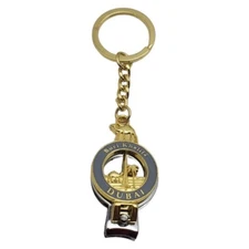 Dubai Nail Clipper Keychain Souvenir Key Ring Trave Tourist Gift Burj Khalifa
