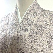 JAPANESE KIMONO FINE PATTERN 160cm 5' 3" PURE SILK Z6603