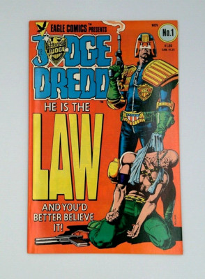 Judge Dredd #1~Eagle Comics 1983~1st App. Judge Joseph Dredd~Bolland~High Grade