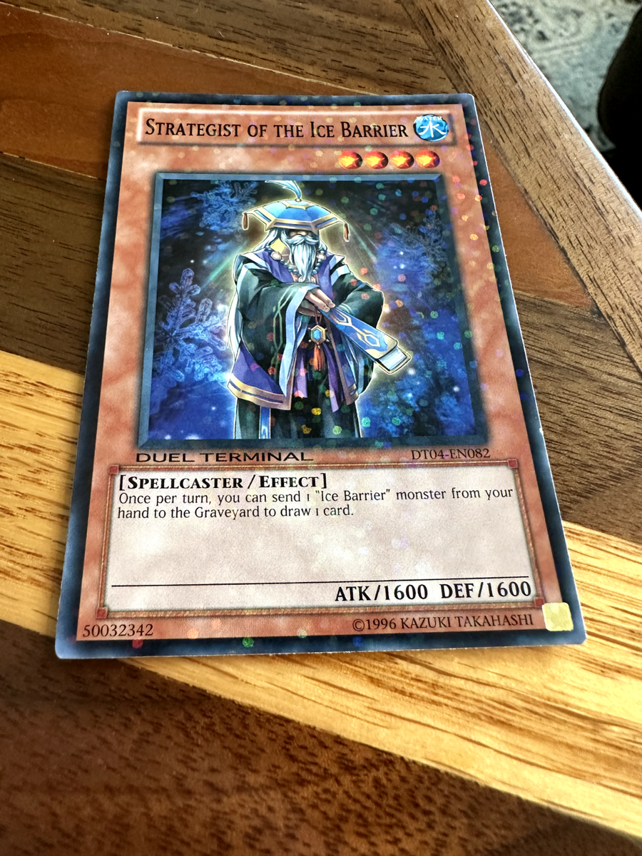 Strategist of the Ice Barrier DT04-EN082 Duel Terminal Parallel Rare LP +  BONUS