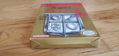 The Legend of Zelda Nintendo NES Game lot CIB Complete Gray Grey