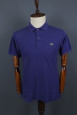 Lacoste Blue Short Sleeve Crocodile Logo Polo Shirt Size 3