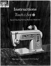 Singer 626-626E-626E1-626E6 Sewing Machine Owners Manual Reprint