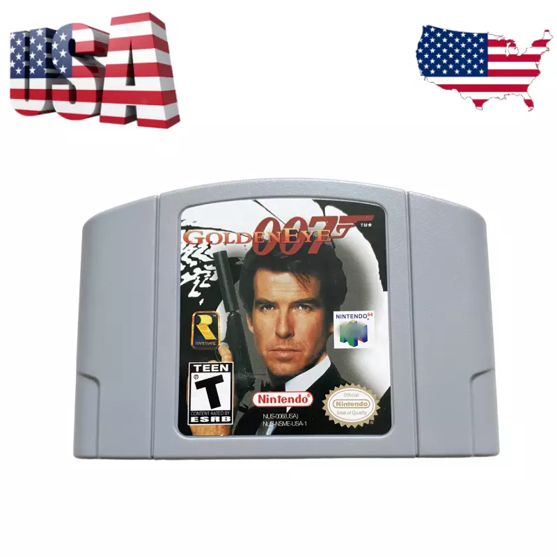 GoldenEye 007 Games Cartridge Card for N64 US Version 