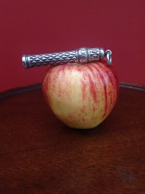 VICTORIAN Dated 1896 SAMPSON MORDAN & Co Silver CEDAR PROPELLING PENCIL