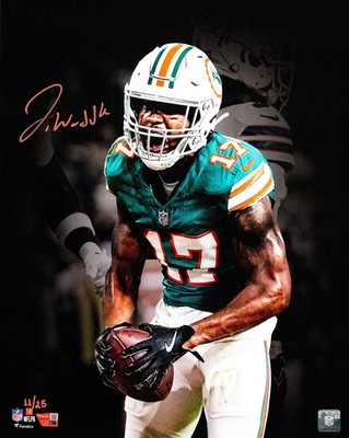 Jaylen Waddle Signed 16x20 Photo Miami Dolphins Unleashed LE #/25