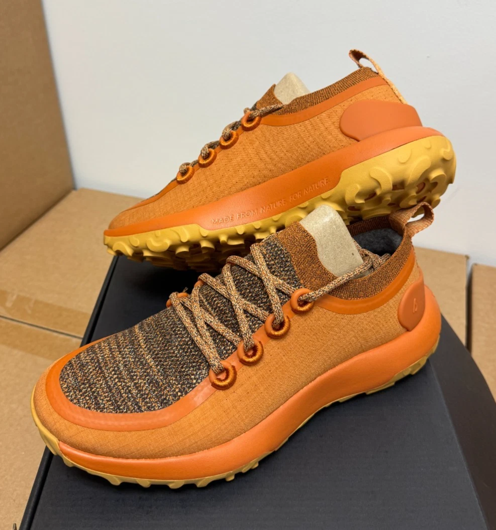 NEW ALLBIRDS TRAIL RUNNER SWT HONEY RUST SHOES ATHLETIC ORANGE WOMENS SIZE 9