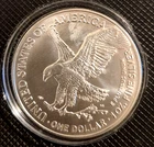 2021  one dollar 1 oz Type 2  American Silver Eagle Coin .999 Fine Silver