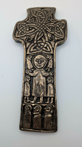 Vtg Wild Goose Studio St. Patrick's Cross Carndonagh No 31 Ireland Wall Plaque