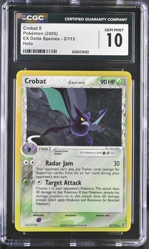 Crobat δ graded CGC 10 for sale on eBay