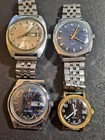 4 Vintage TIMEX Electronic Electric Quartz Watch PROJECTS As Shown!