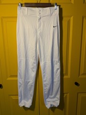 Nike Boy's Baseball Softball Dri-Fit Pants Sz XL 629347-100 White Athletic NWT