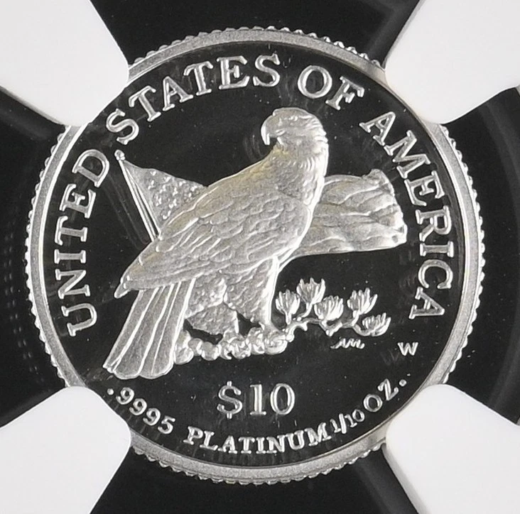 2003 W $10 1/10 Oz PLATINUM American EAGLE Proof Coin NGC PF70 Ultra Cameo - Image 4 of 4
